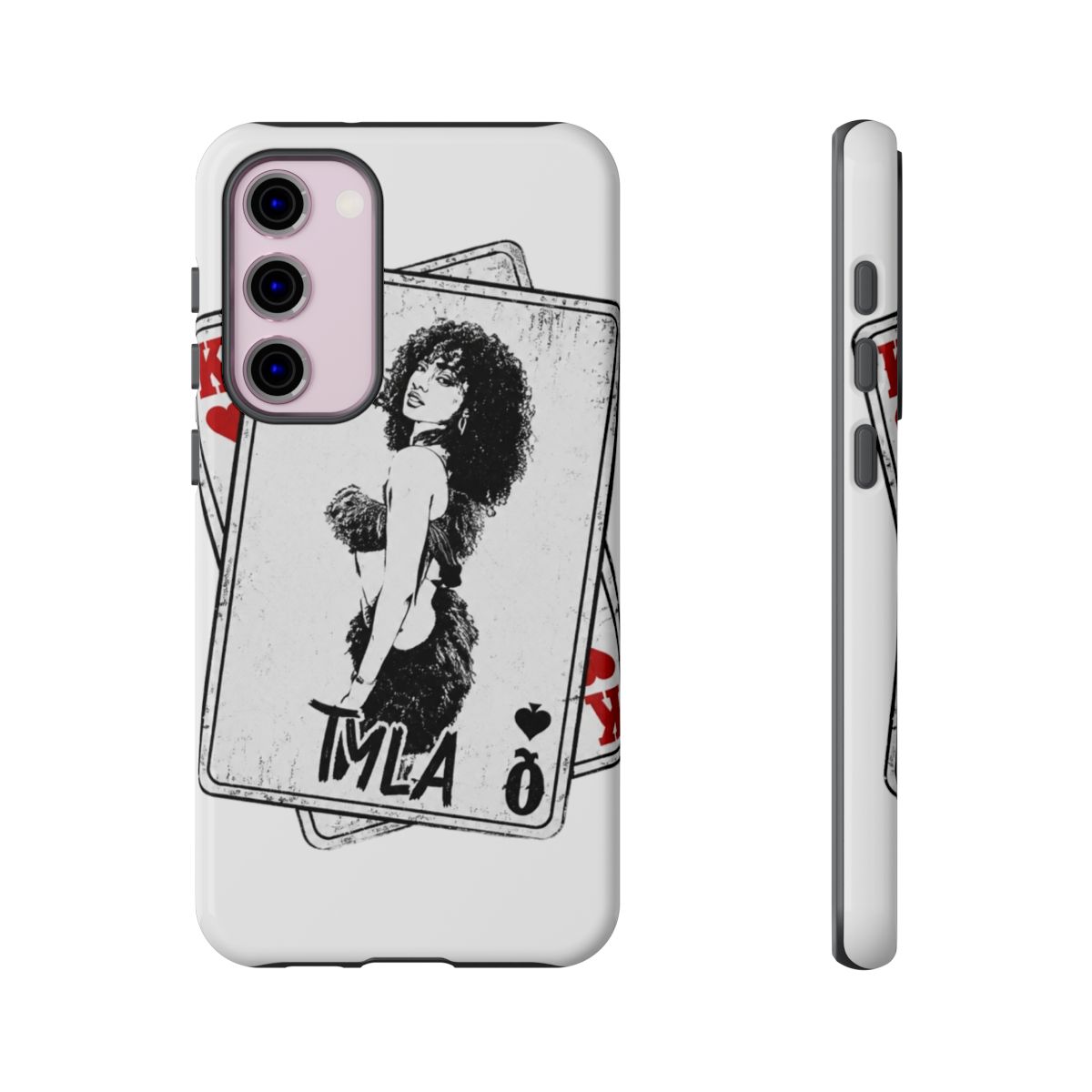 Retro Tyla Rapper Card Style Phone Case - alternate angle 3, merchandise