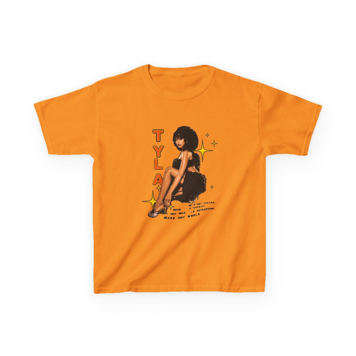 Tyla Pose Kids T-Shirt - alternate angle 4, merchandise