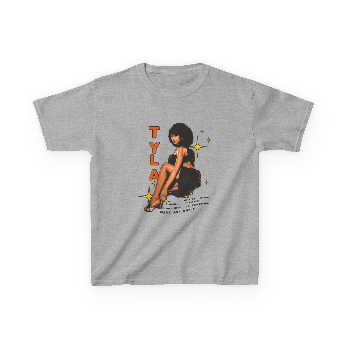 Tyla Pose Kids T-Shirt - alternate angle 3, merchandise