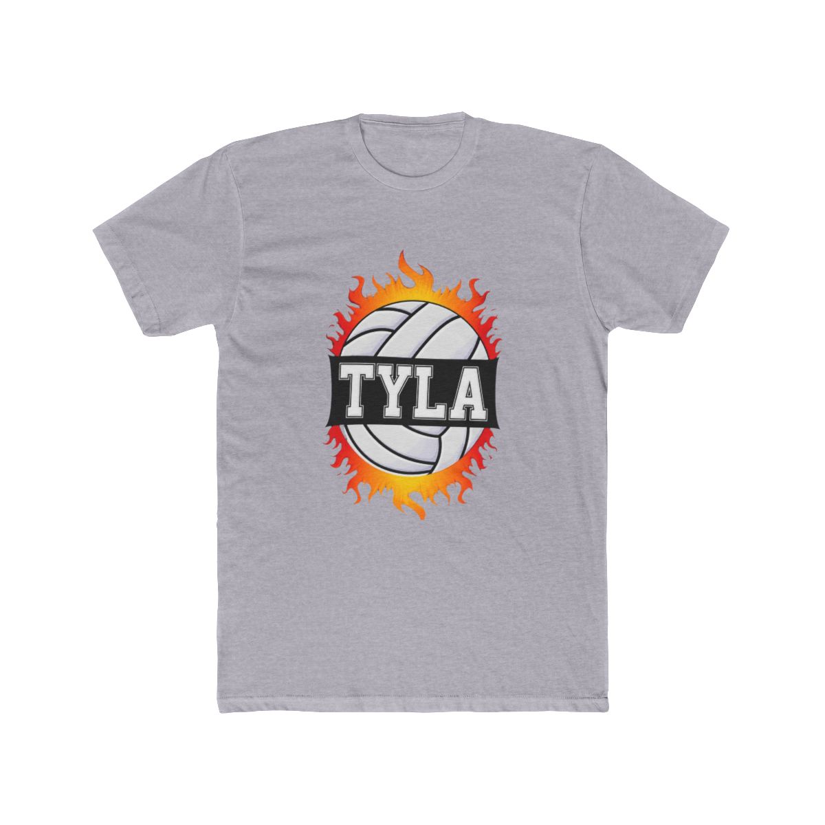 Tyla Name Volleyball Player Girls Ball and Net Spo T Shirt - alternate angle 3, merchandise