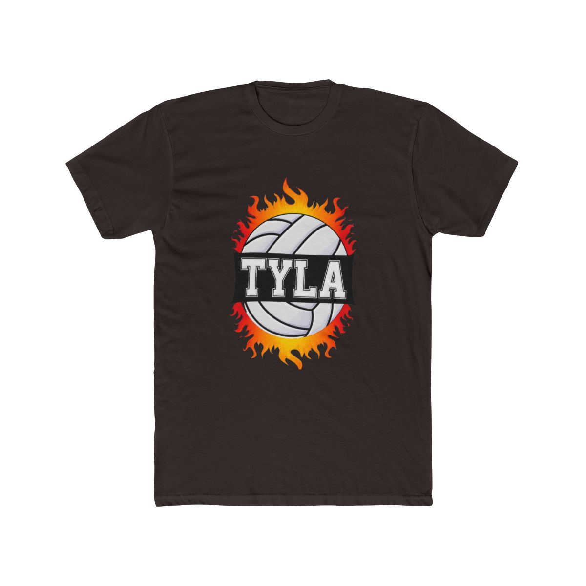 Tyla Name Volleyball Player Girls Ball and Net Spo T Shirt - alternate angle 2, merchandise