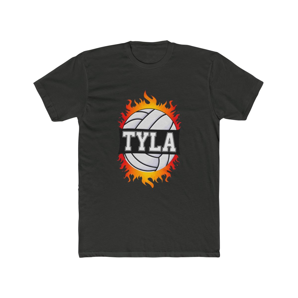 Tyla Name Volleyball Player Girls Ball and Net Spo T Shirt - alternate angle 5, merchandise