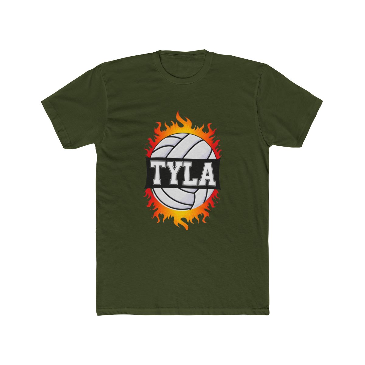 Tyla Name Volleyball Player Girls Ball and Net Spo T Shirt - alternate angle 4, merchandise