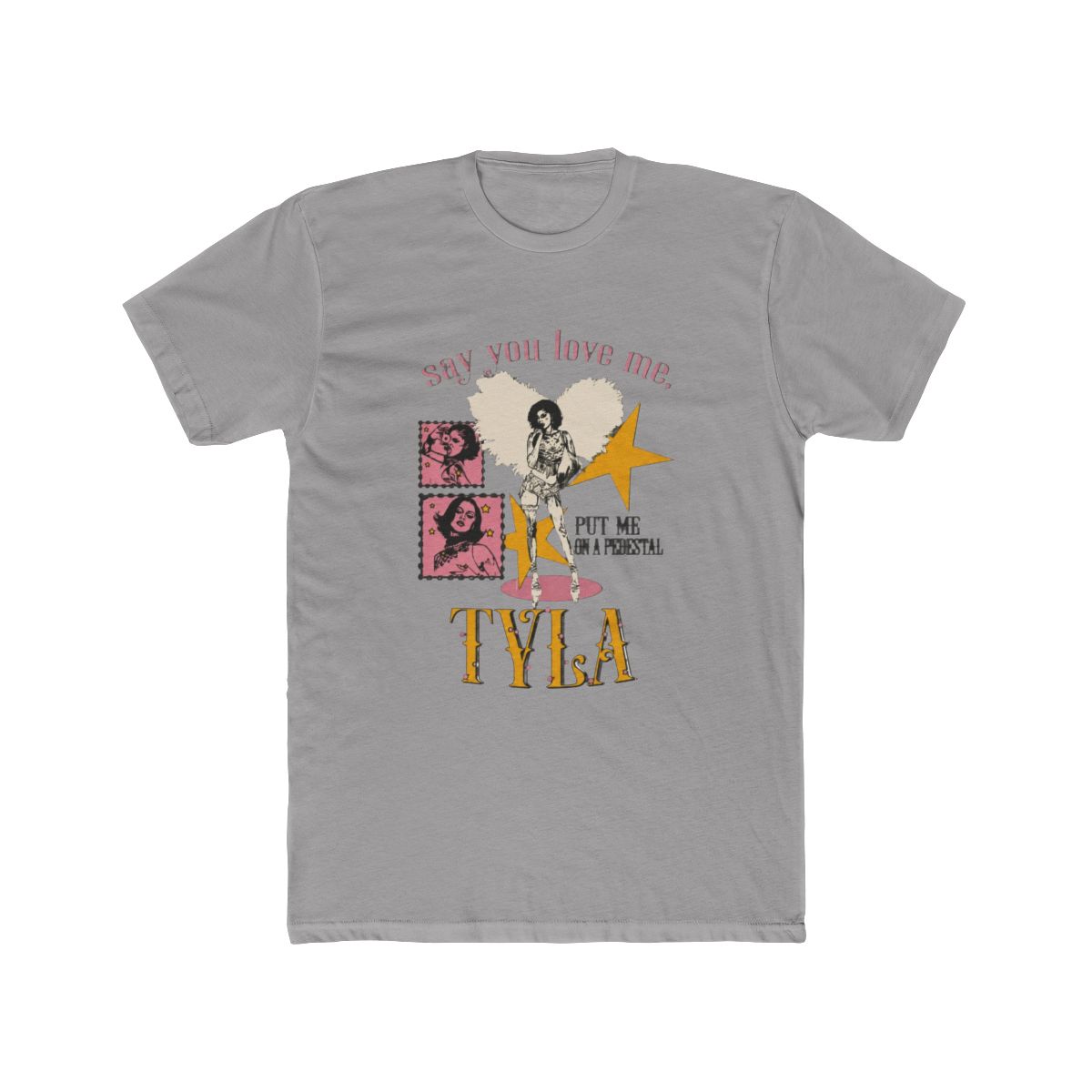 Pop singer TYLA vintage retro inspired T Shirt - alternate angle 5, merchandise