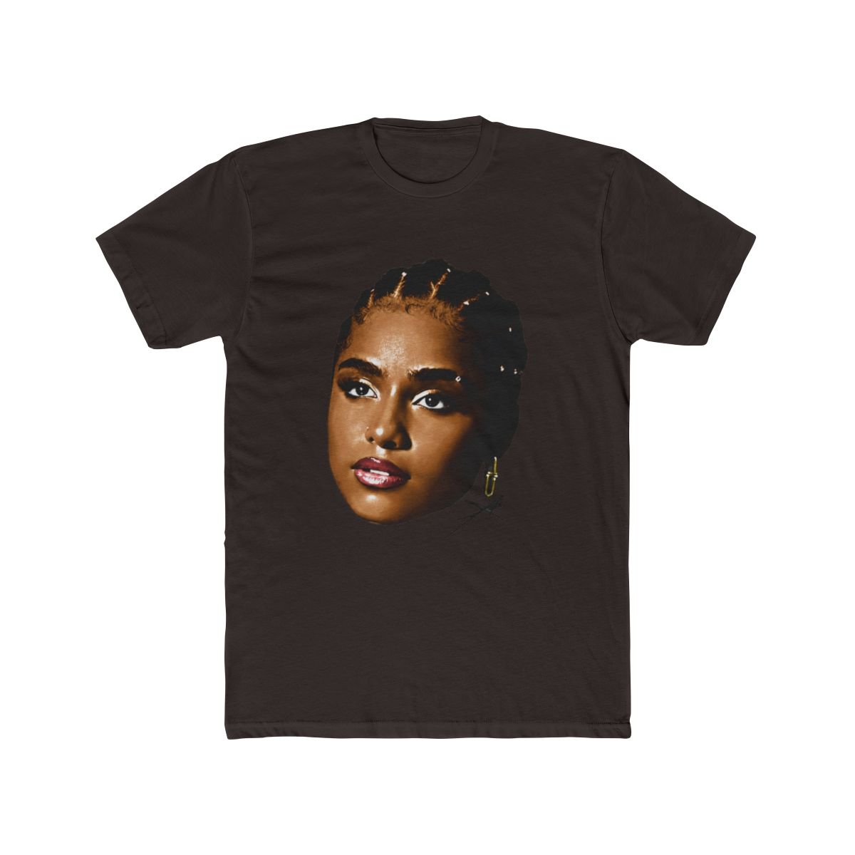 Tyla Rapper Face Vintage T Shirt - alternate angle 2, merchandise