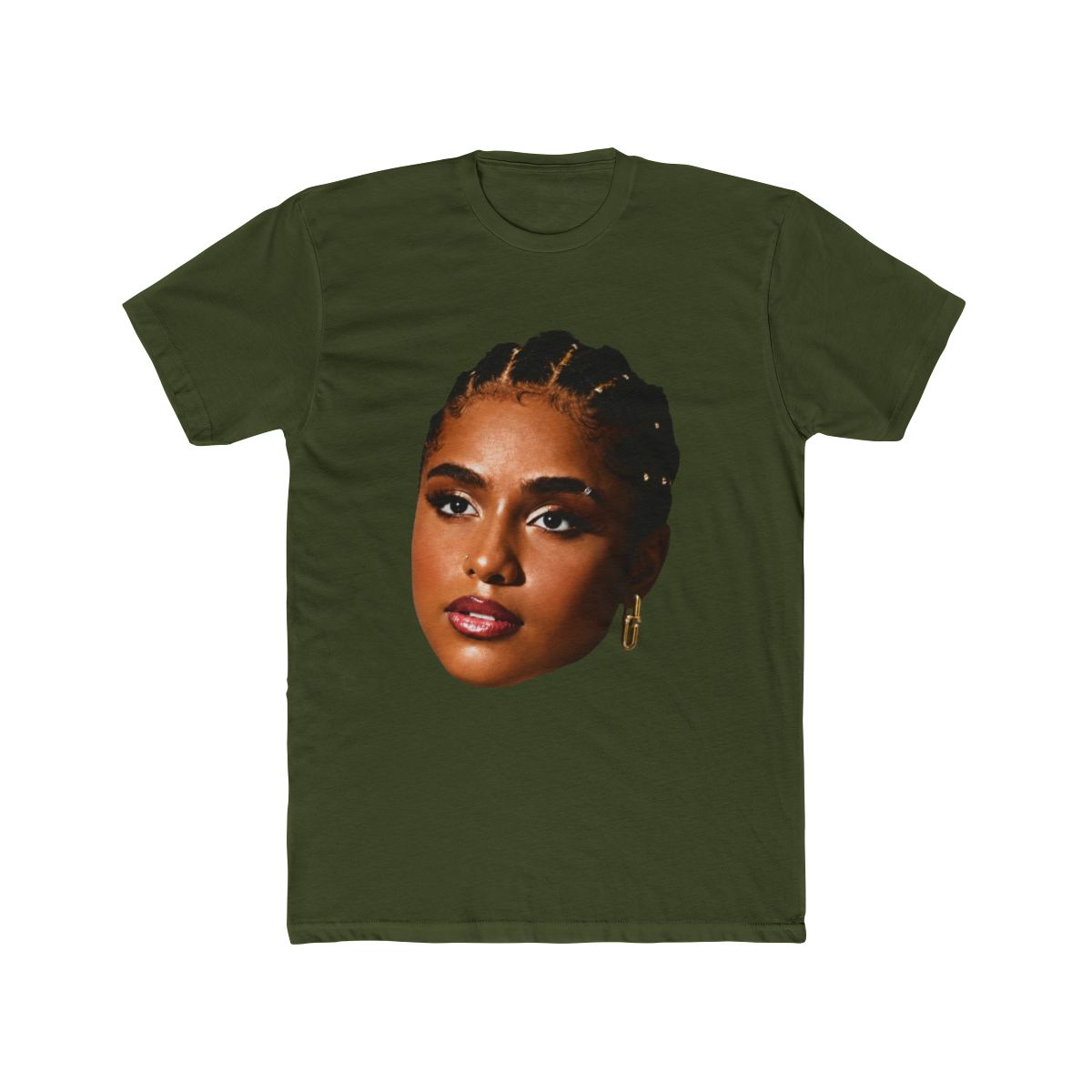 Tyla Rapper Face Vintage - (kbacha-milian) T Shirt - alternate angle 4, merchandise